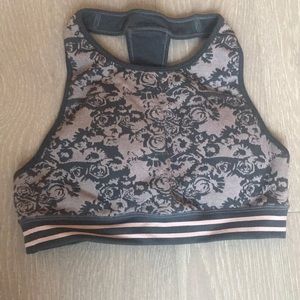 Fabletics floral sports bra